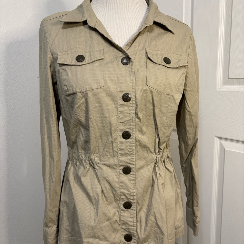 Christopher & Banks Beige Utility Jacket